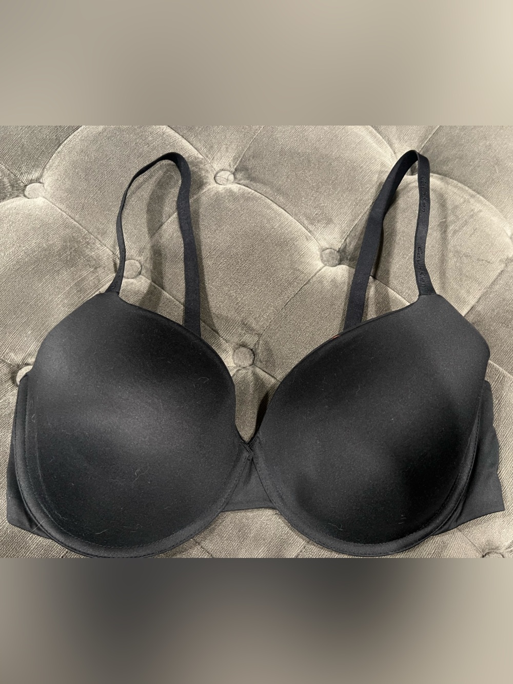 Calvin Klein Black Smooth T-Shirt Bra